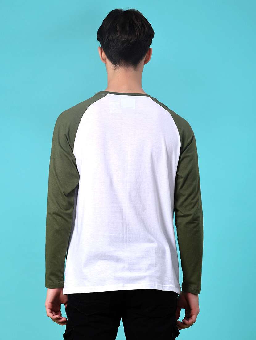 men color block long sleeve regular fit t-shirt - 22022329 -  Standard Image - 2