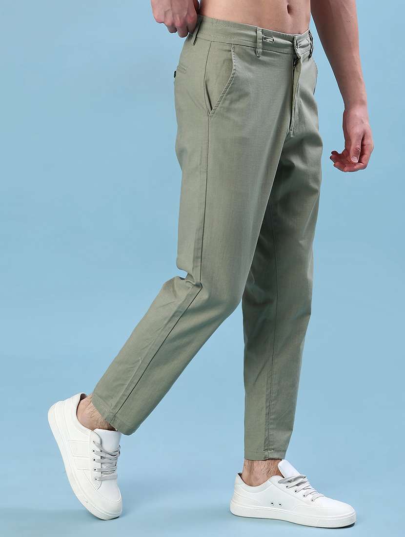 men sold mid rise casual chino - 22022334 -  Standard Image - 2
