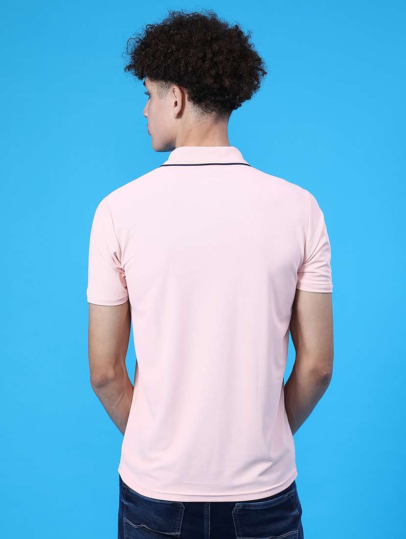 men striped short sleeve regular fit polo t-shirt - 22022350 -  Standard Image - 2