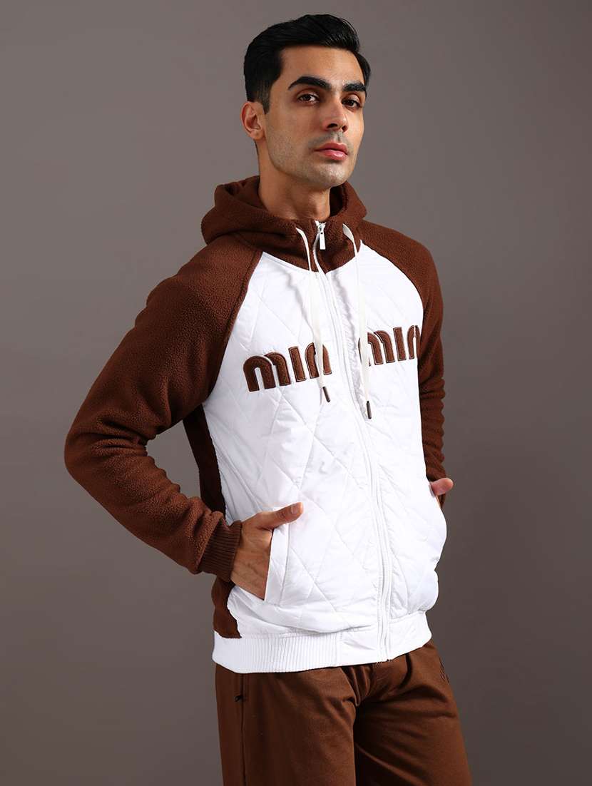 men color blocked long sleeve hooded sweatshirt - 22022570 -  Standard Image - 2