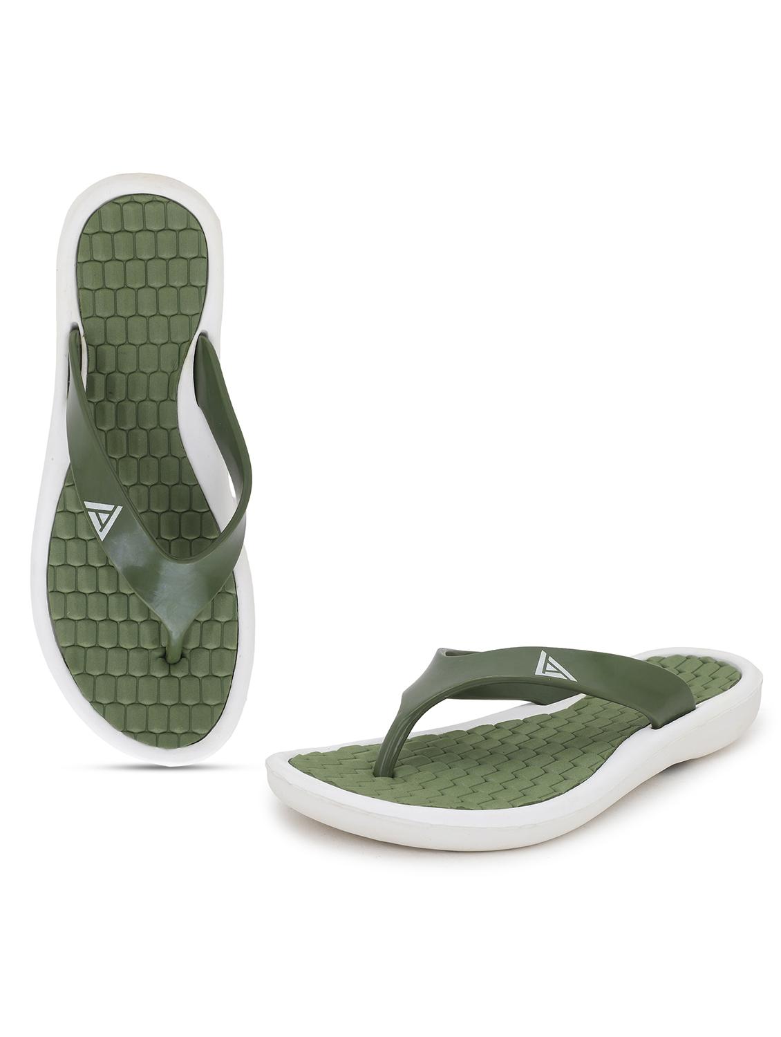 women solid green slip on flip flop - 22023433 - Standard Image - 2