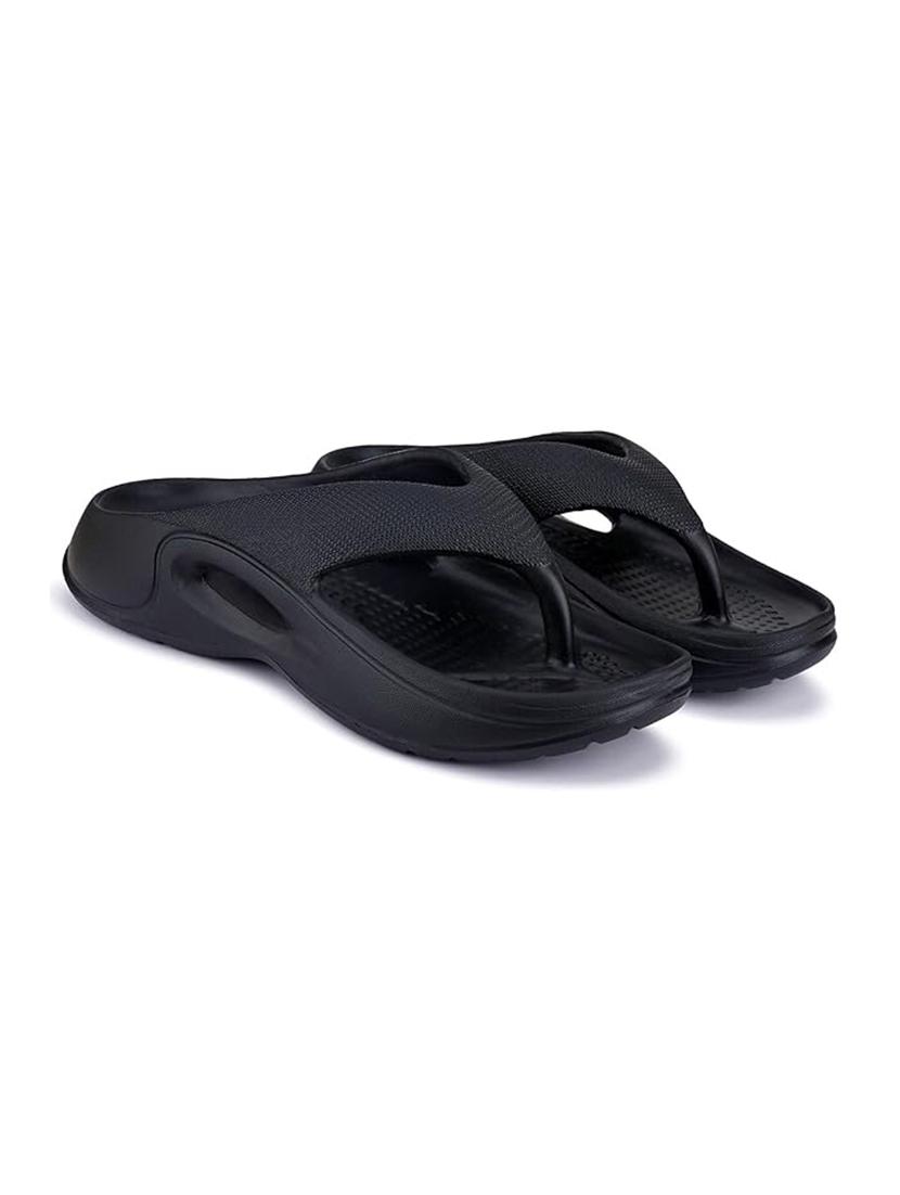 men black slip on flip flop - 22023442 - Standard Image - 2