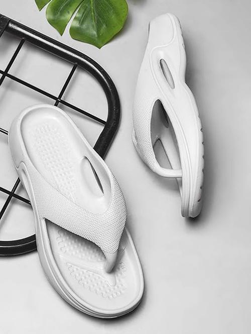 men grey slip on flip flop - 22023443 - Standard Image - 0