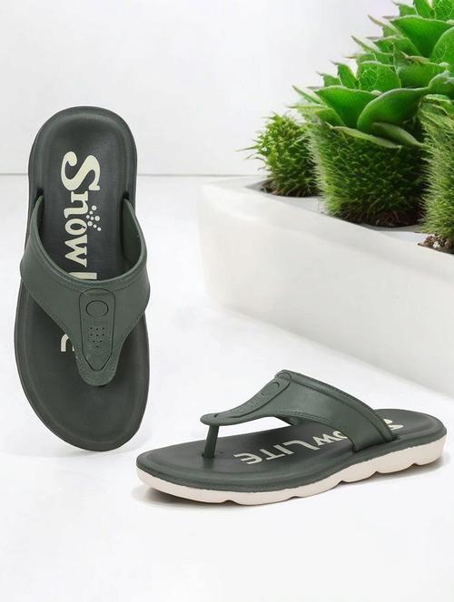 men green slip on flip flop - 22023450 - Standard Image - 0