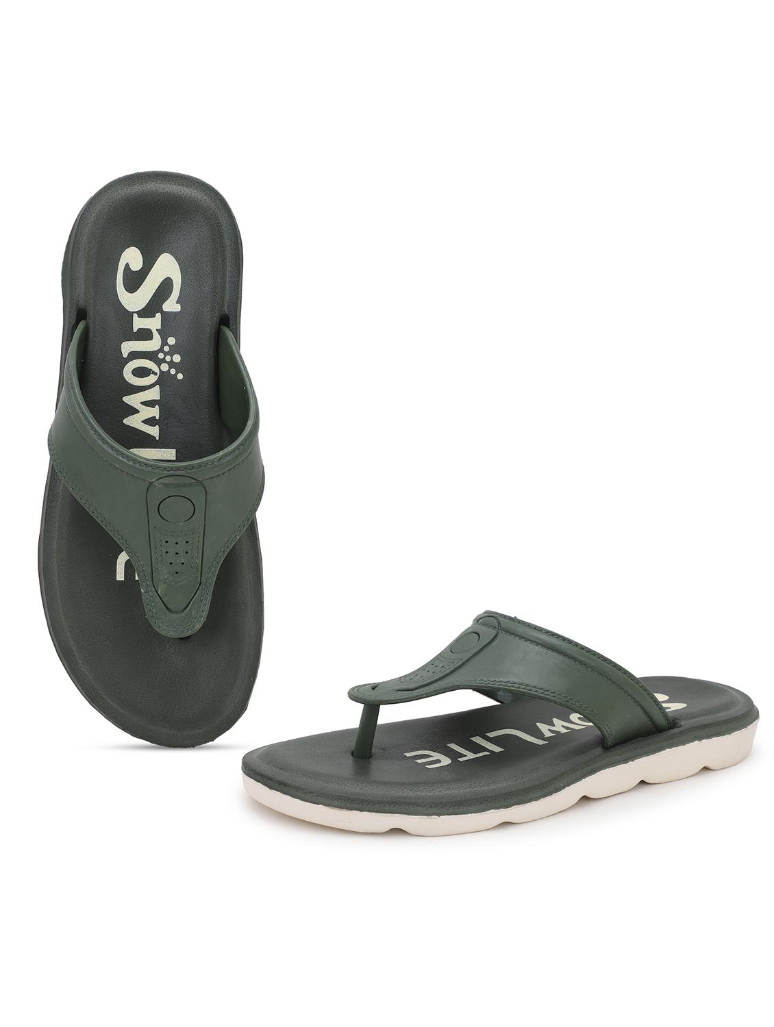 men green slip on flip flop - 22023450 - Standard Image - 2