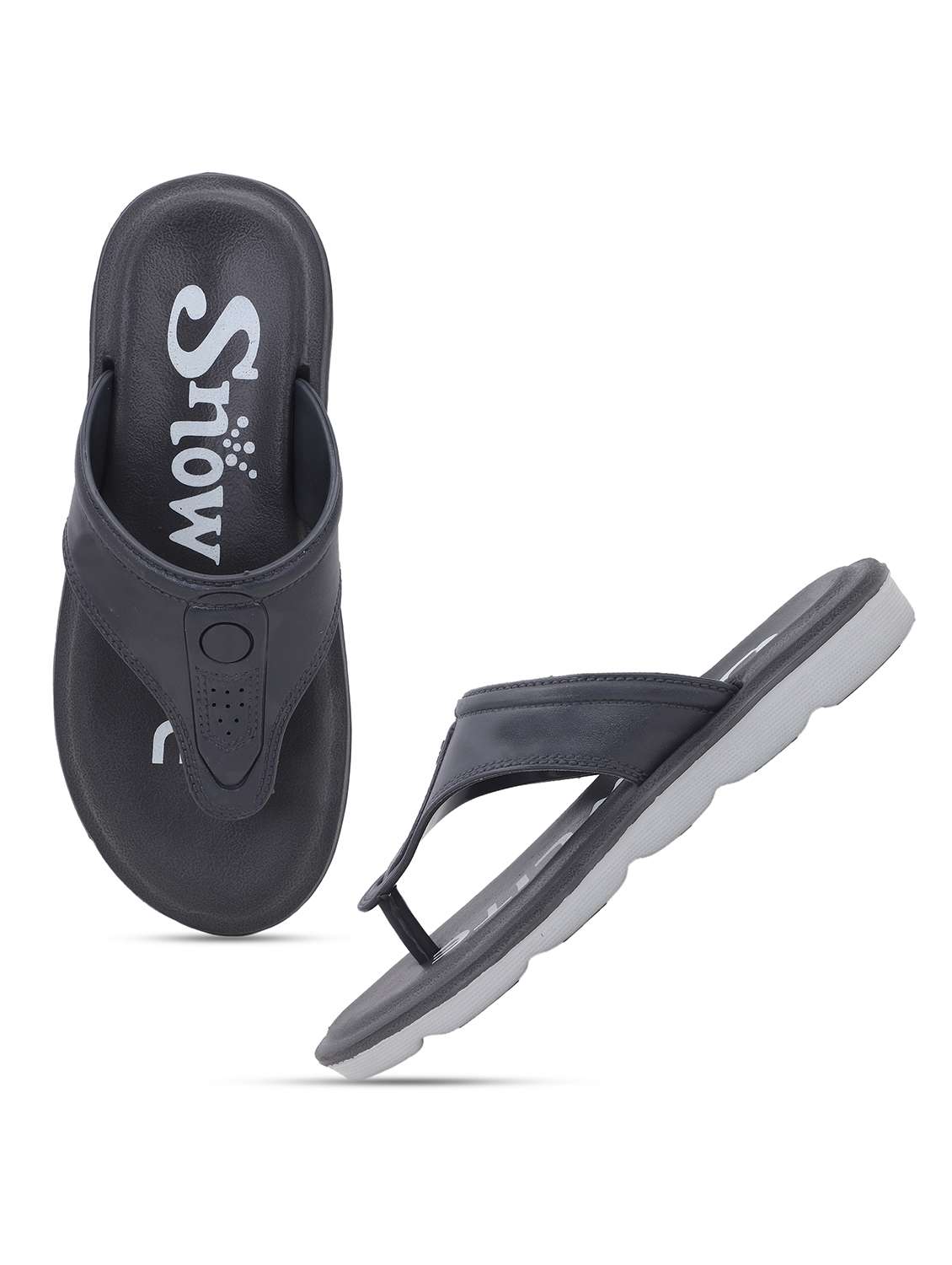 men grey slip on flip flop - 22023451 -  Standard Image - 2