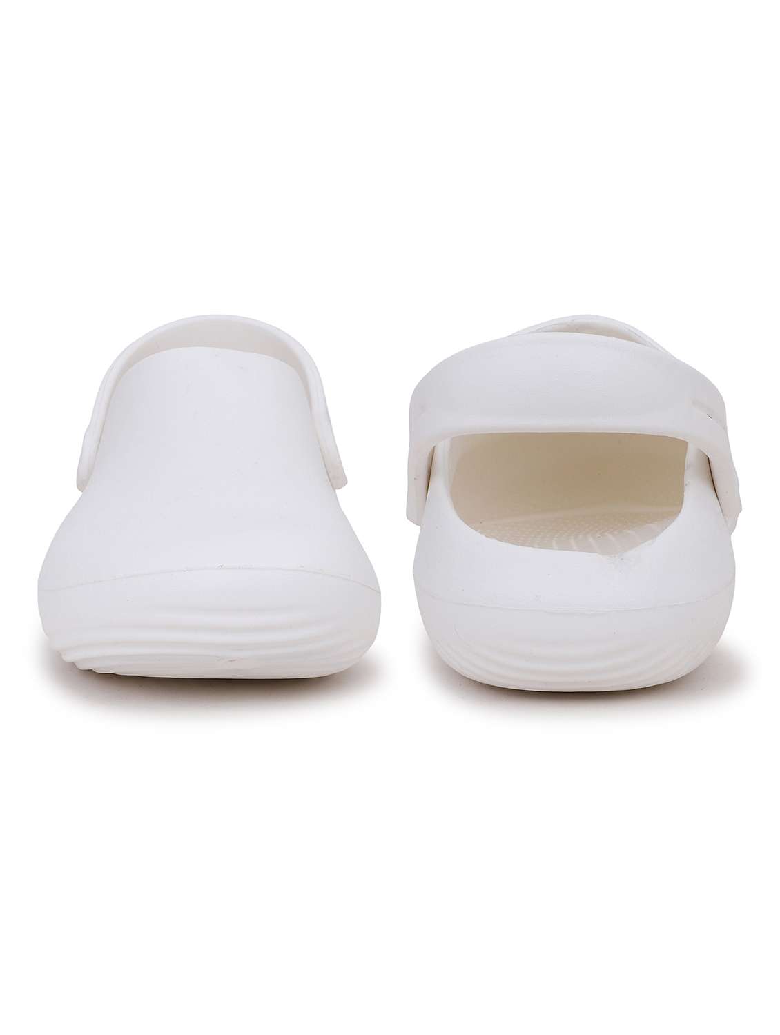 white rubber slip-on clogs for men - 22023990 - Standard Image - 2