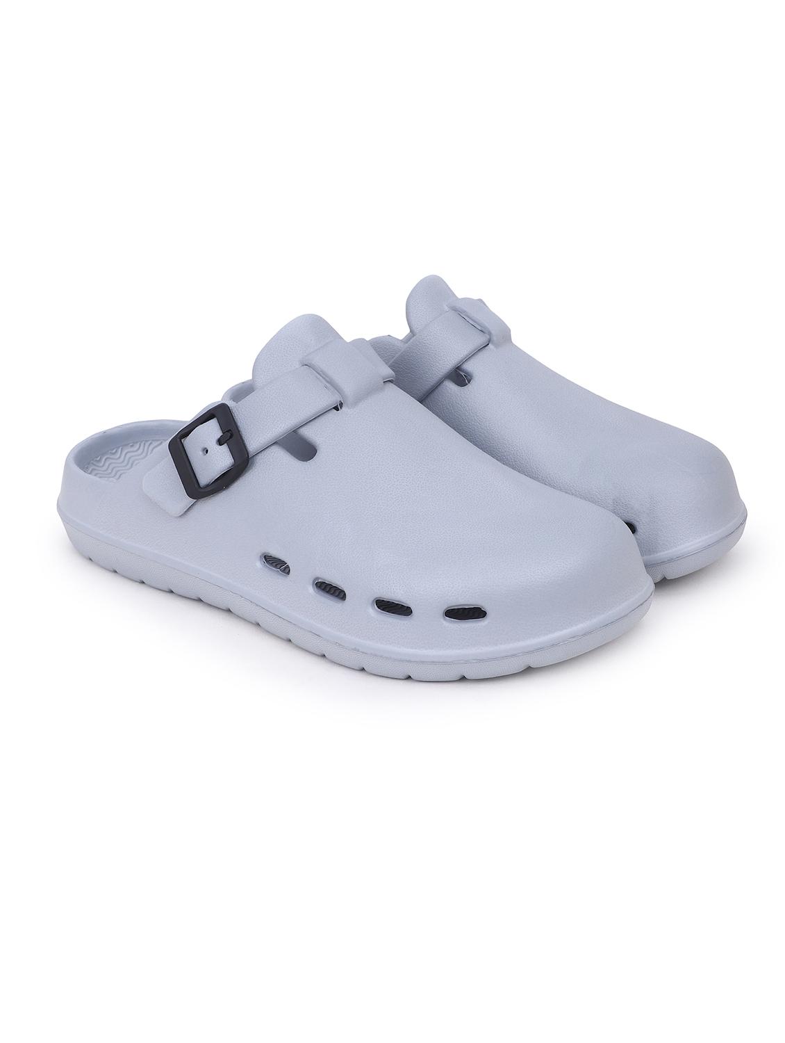 grey slip-on clogs for men - 22023992 - Standard Image - 2