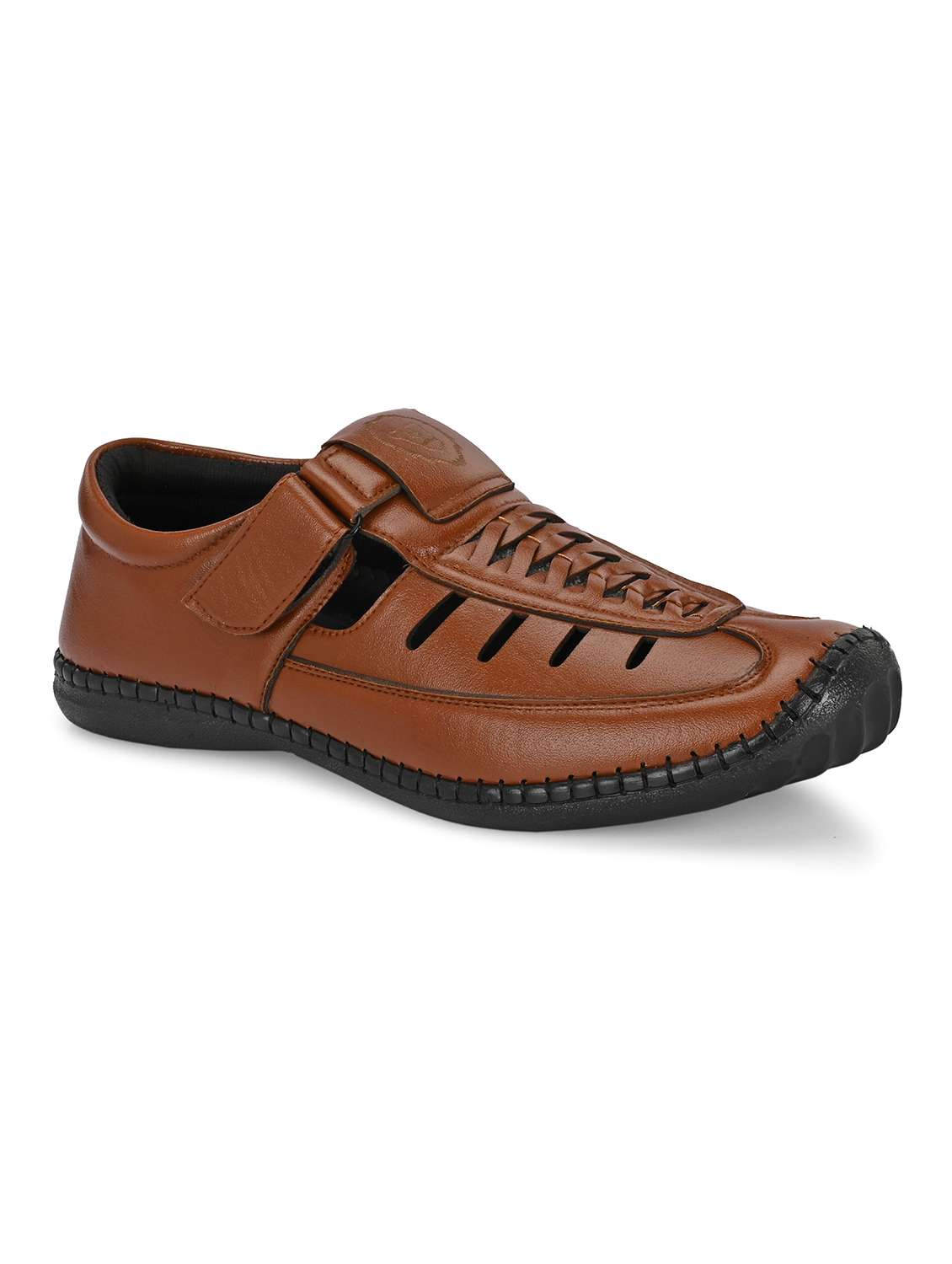 tmen solid brown slip on sandal - 22024662 - Standard Image - 2