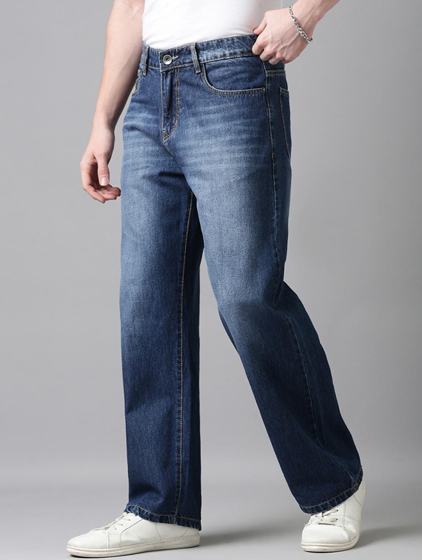 men washed mid rise full length jeans - 22025020 - Standard Image - 2