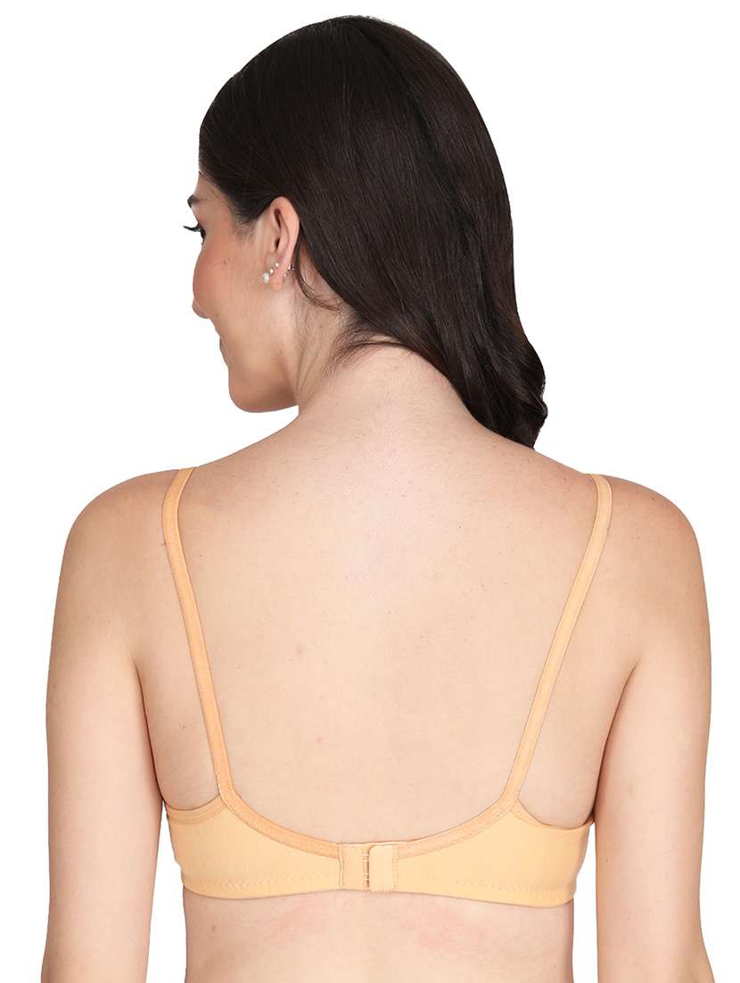 women pack of 4 solid non wired t-shirt bra - 22025141 -  Standard Image - 2