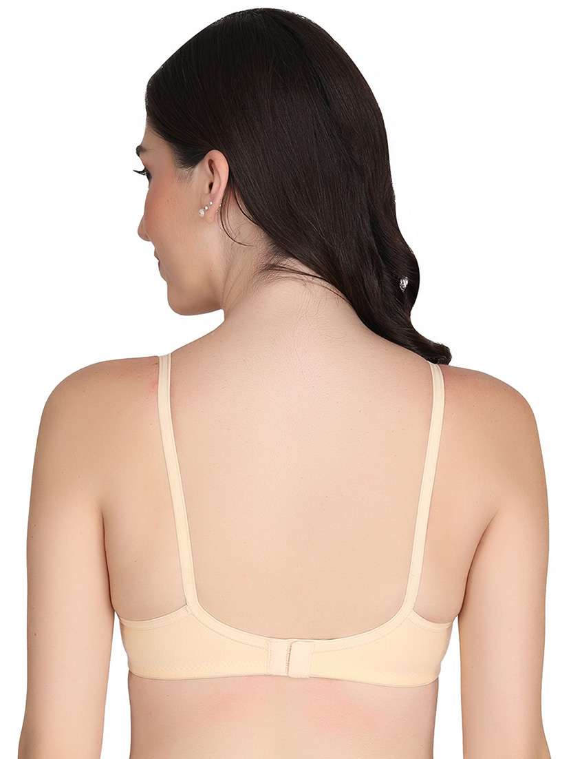 women pack of 4 solid non wired t-shirt bra - 22025145 -  Standard Image - 2