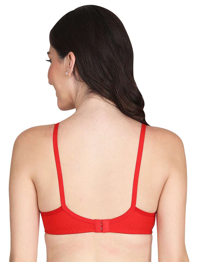 women pack of 4 solid non wired t-shirt bra - 22025173 -  Standard Image - 2