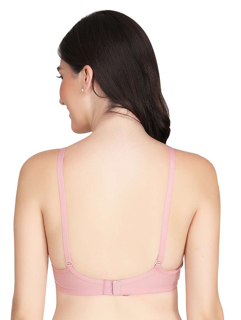 women pack of 3 solid non wired t-shirt bra - 22025192 -  Standard Image - 2