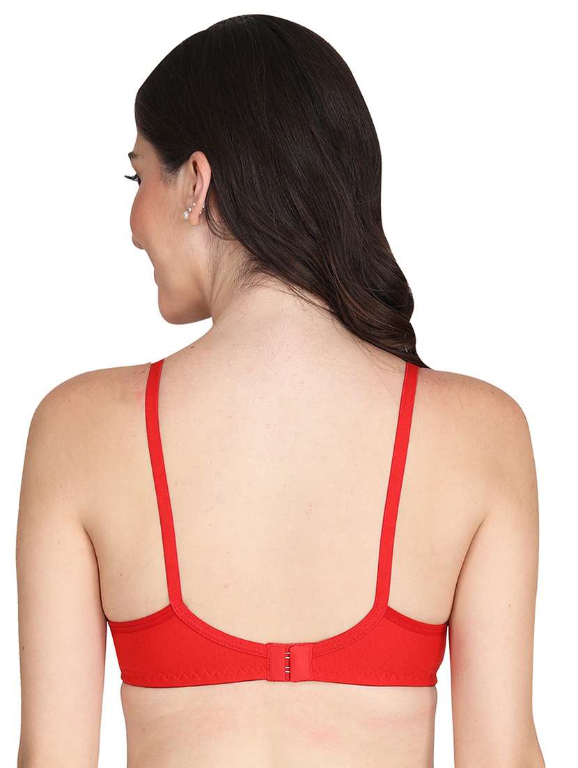 women pack of 3 solid non wired t-shirt bra - 22025293 -  Standard Image - 2