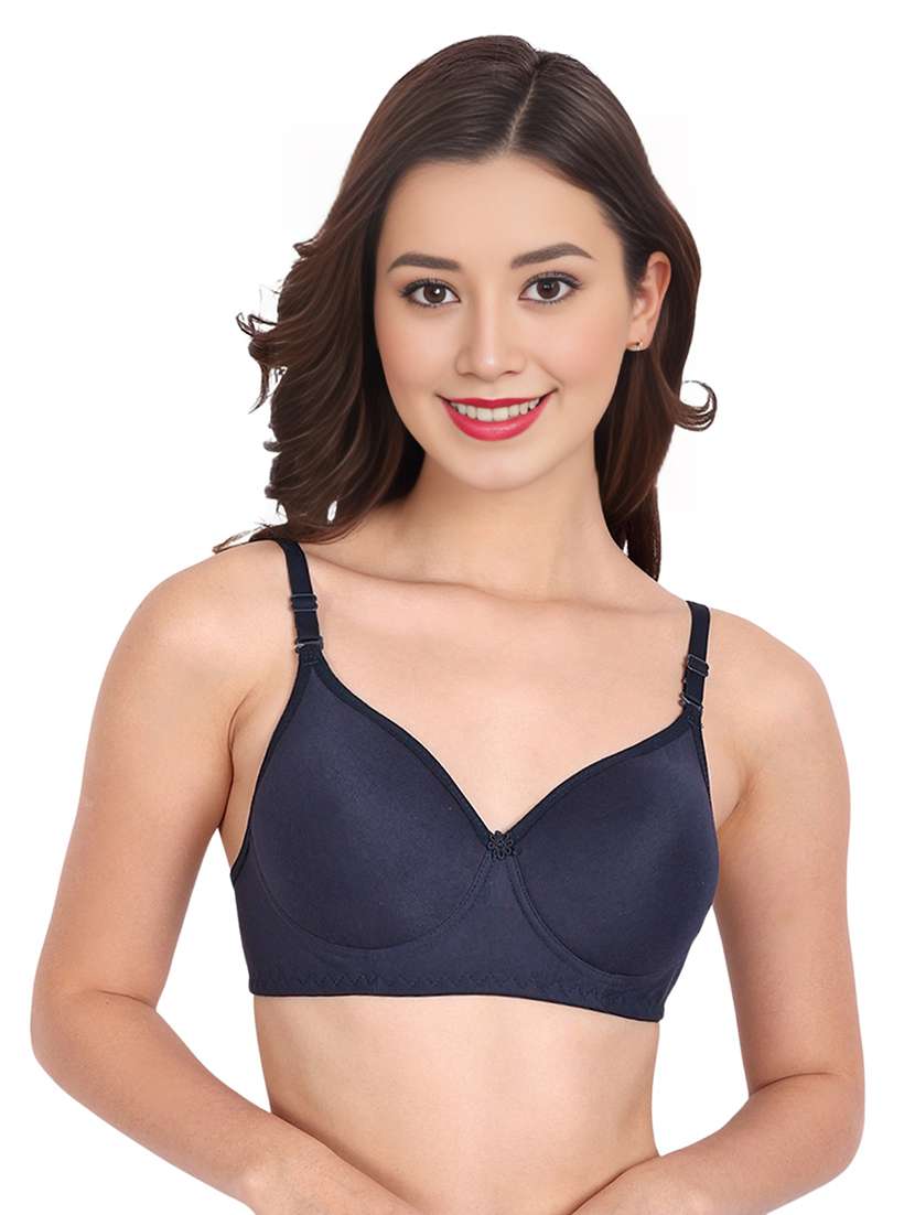 women pack of 2 solid non wired t-shirt bra - 22025312 -  Standard Image - 2