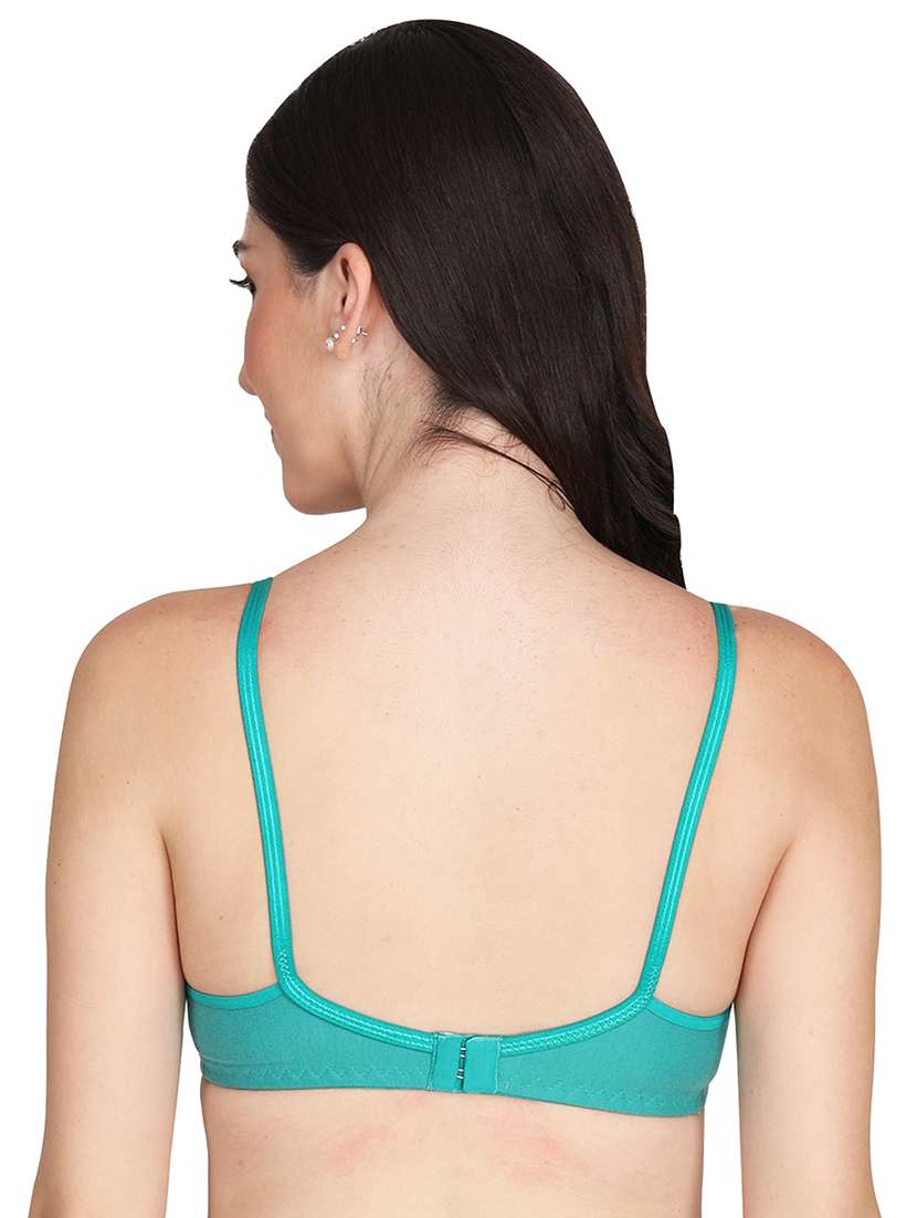 women pack of 2 solid non wired t-shirt bra - 22025366 -  Standard Image - 2