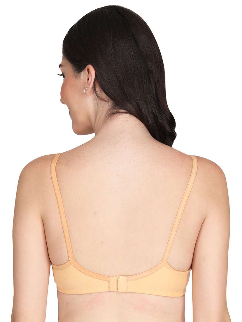 women pack of 2 solid non wired t-shirt bra - 22025390 -  Standard Image - 2