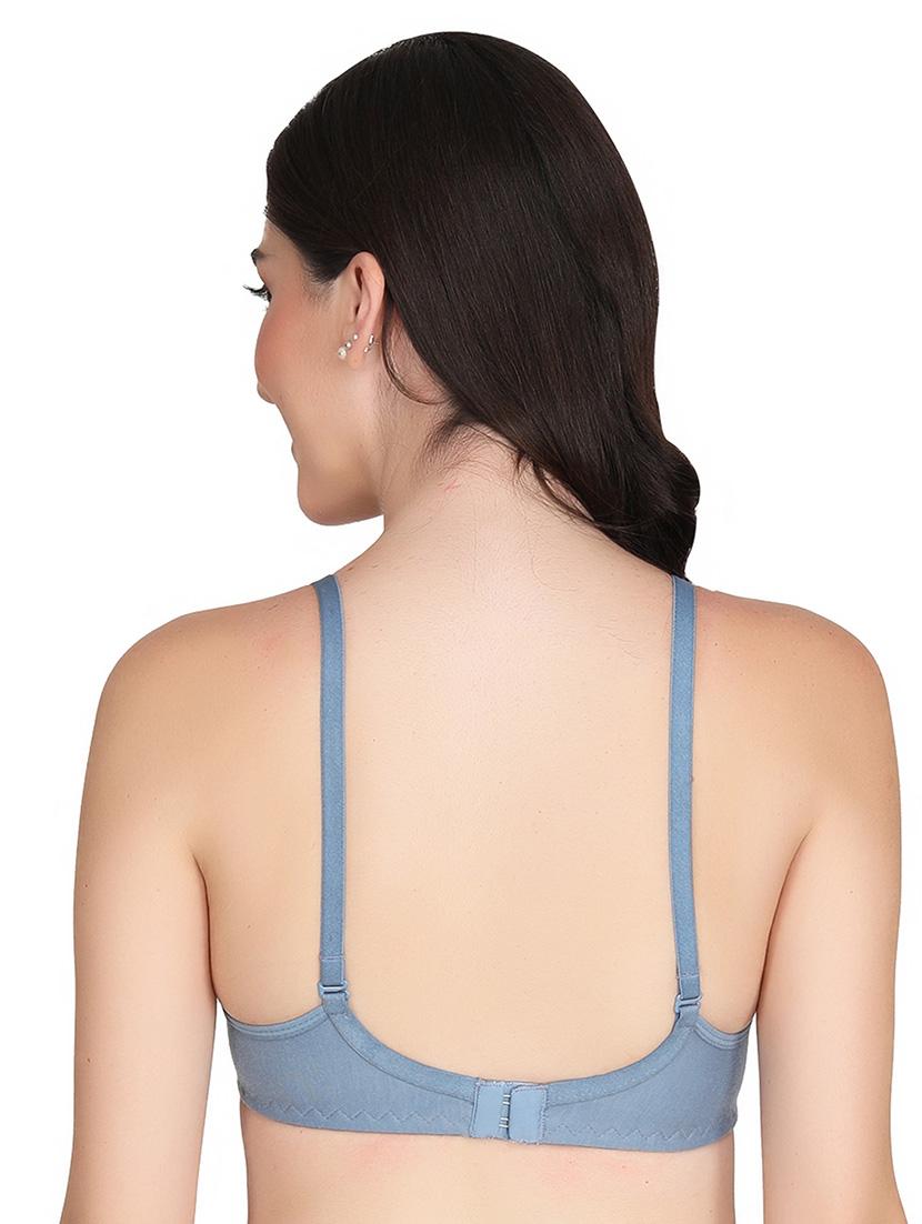 women pack of 6 solid non wired t-shirt bra - 22025443 - Standard Image - 2