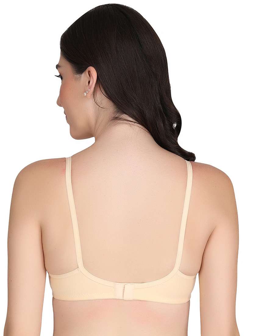 women pack of 6 solid non wired t-shirt bra - 22025487 - Standard Image - 2