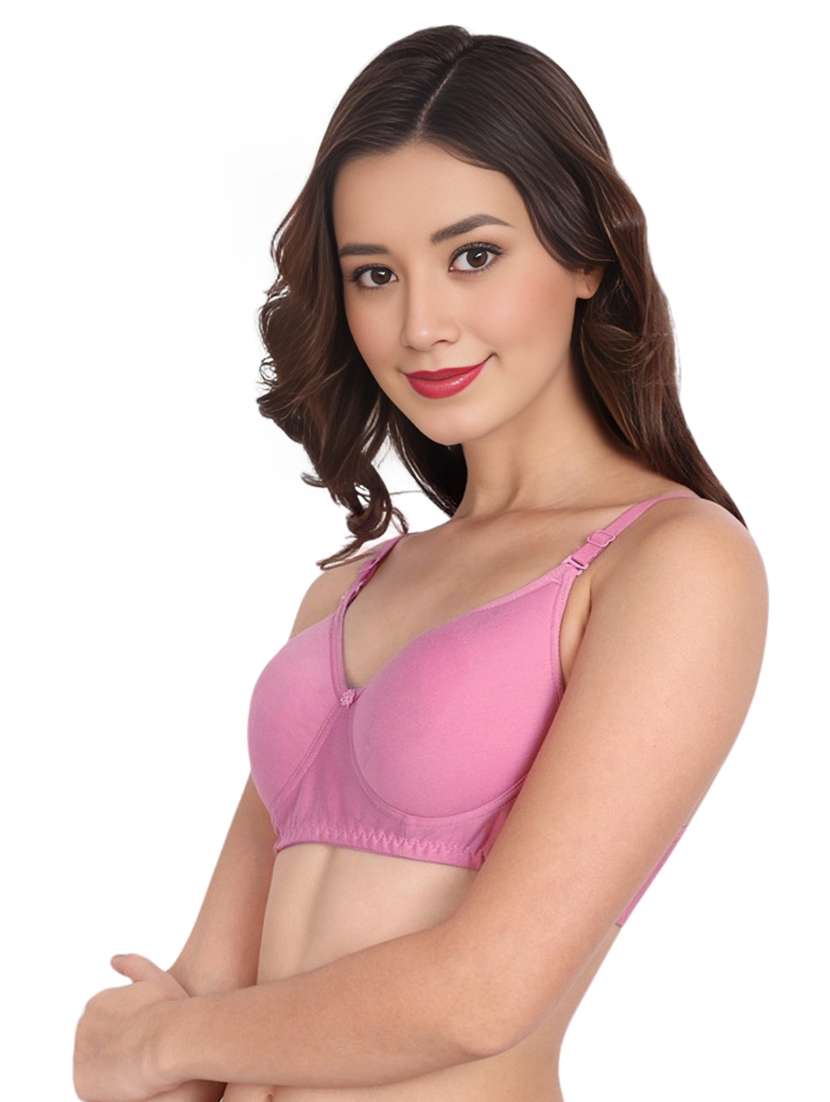 women pack of 3 solid non wired bra - 22025832 -  Standard Image - 2