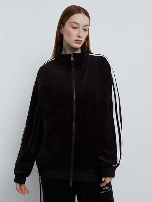 women tapered long sleeve windcheater jacket - 22026191 - Standard Image - 0