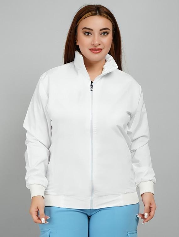 women solid long sleeve windcheater jacket - 22026192 -  Zoom Image - 0