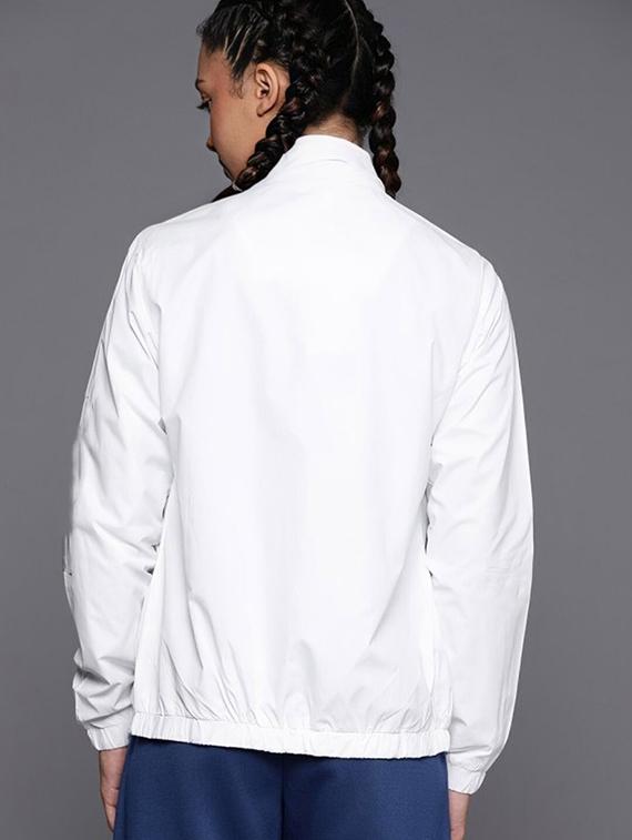 women solid long sleeve windcheater jacket - 22026194 - Standard Image - 2