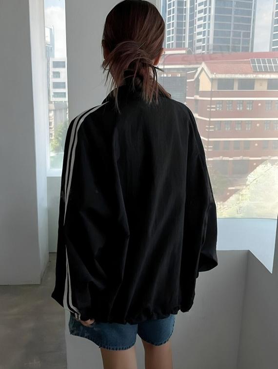 women tapered long sleeve windcheater jacket - 22026195 - Standard Image - 2