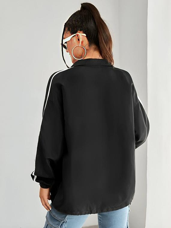 women tapered long sleeve windcheater jacket - 22026203 - Standard Image - 2