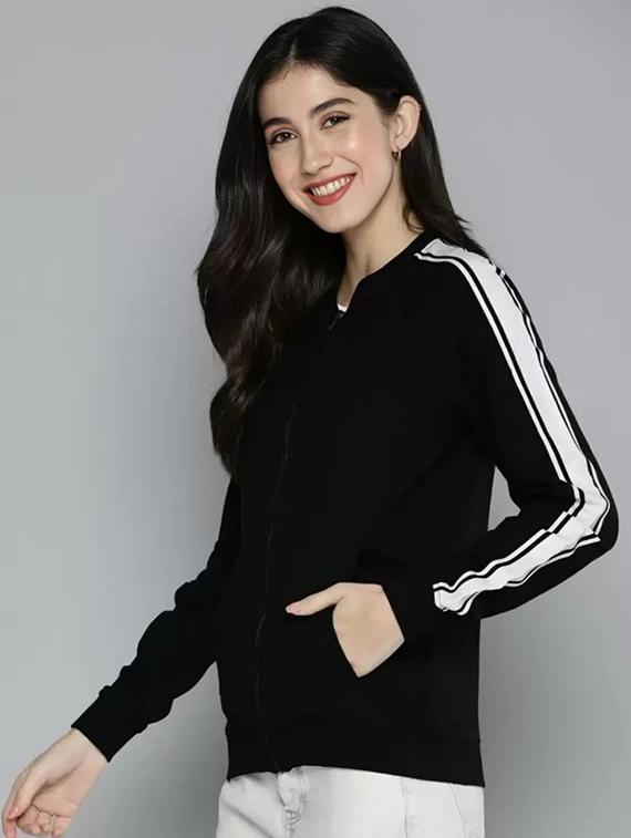women tapered long sleeve windcheater jacket - 22026211 -  Zoom Image - 0