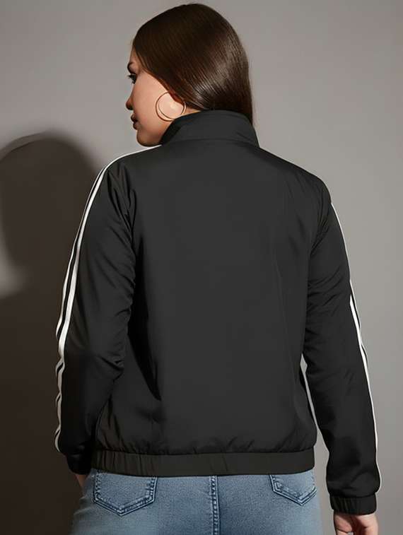 women tapered long sleeve windcheater jacket - 22026212 -  Standard Image - 2