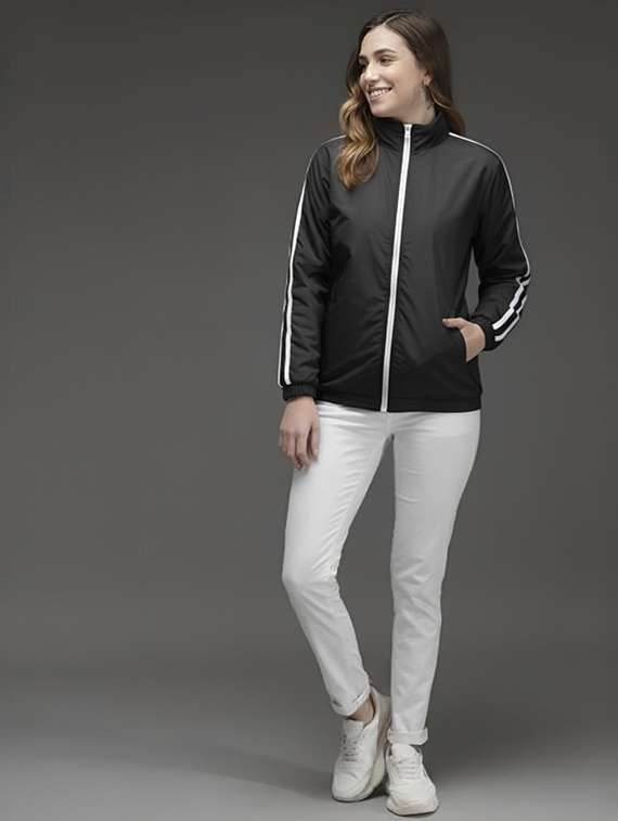 women tapered long sleeve windcheater jacket - 22026214 - Standard Image - 2