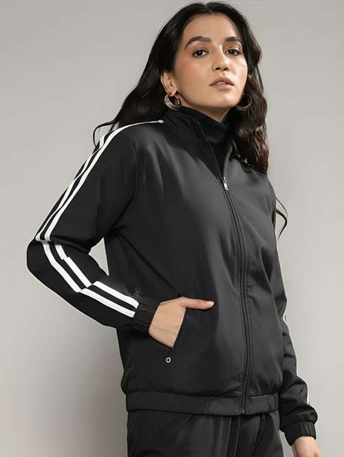 women tapered long sleeve windcheater jacket - 22026216 -  Standard Image - 0