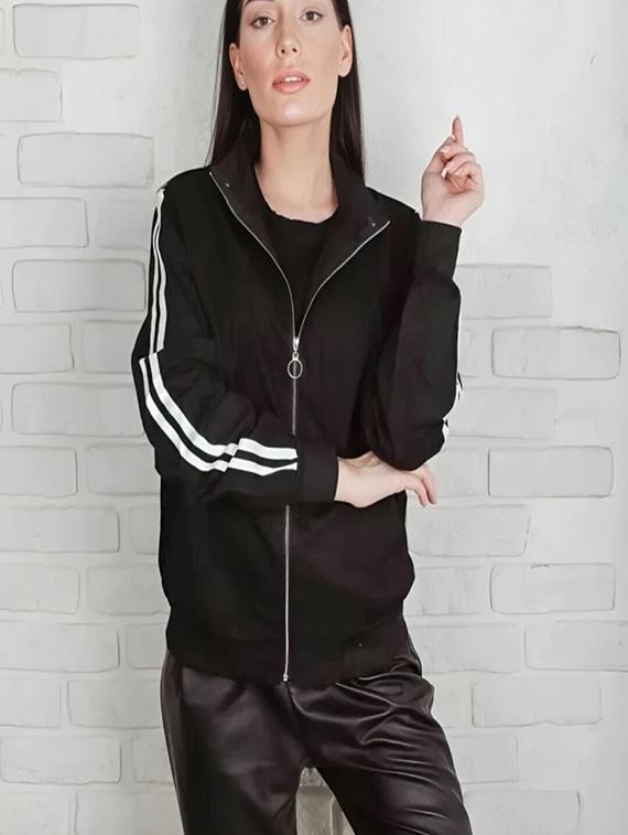 women tapered long sleeve windcheater jacket - 22026216 - Standard Image - 2