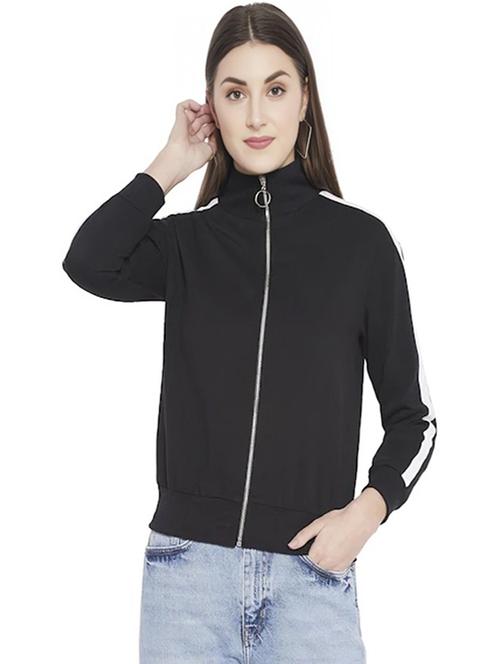 women tapered long sleeve windcheater jacket - 22026218 - Standard Image - 0