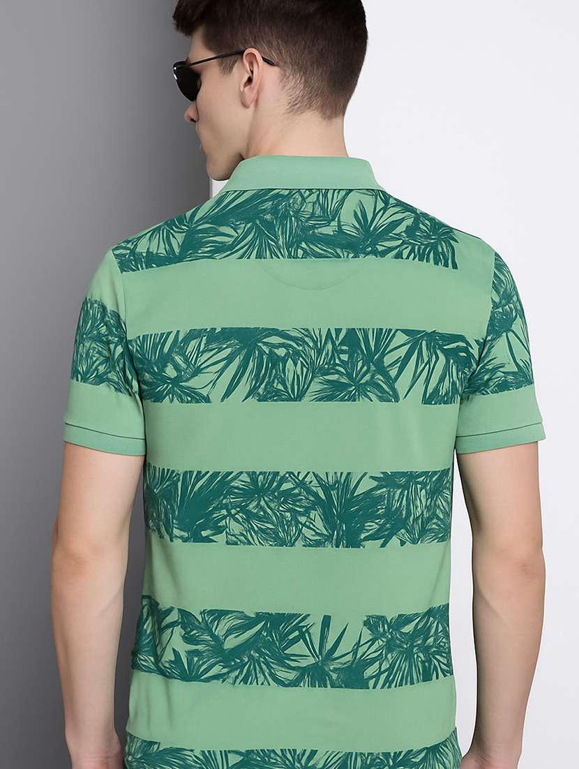 men printed short sleeve regular fit polo t-shirt - 22026526 -  Standard Image - 2