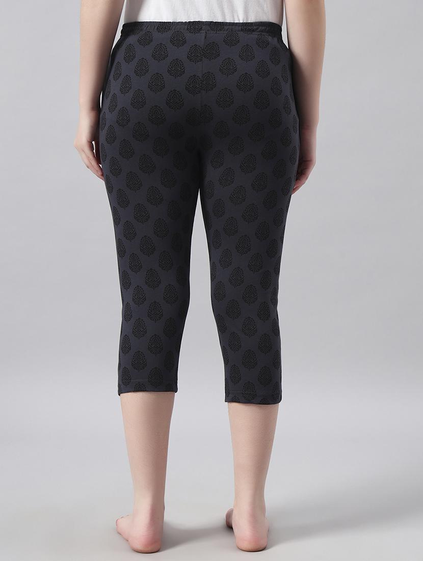 women printed mid rise capri - 22026578 - Standard Image - 2