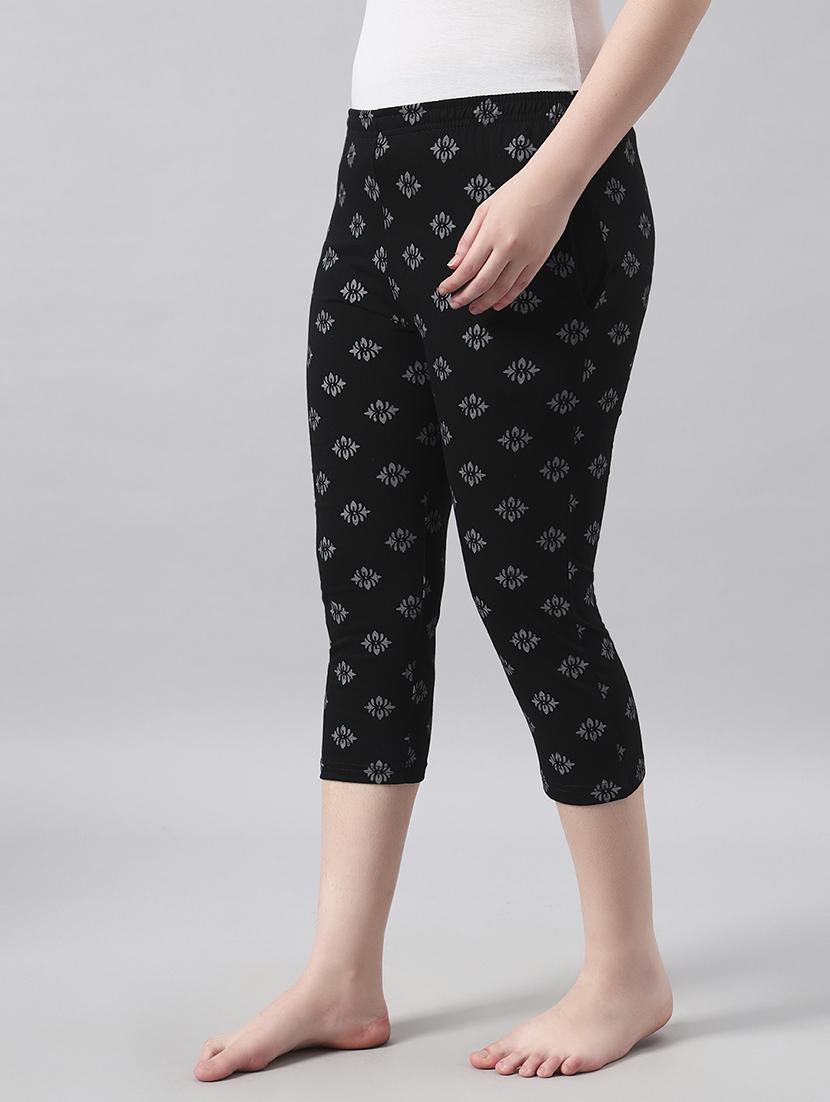 women printed mid rise capri - 22026579 - Standard Image - 2