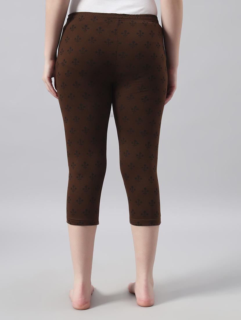 women printed mid rise capri - 22026581 - Standard Image - 2