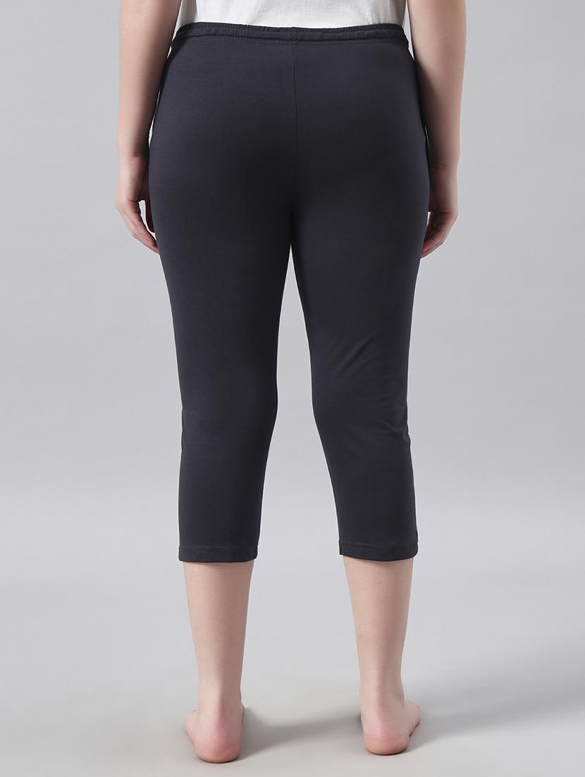 women solid mid rise capri - 22026584 - Standard Image - 2
