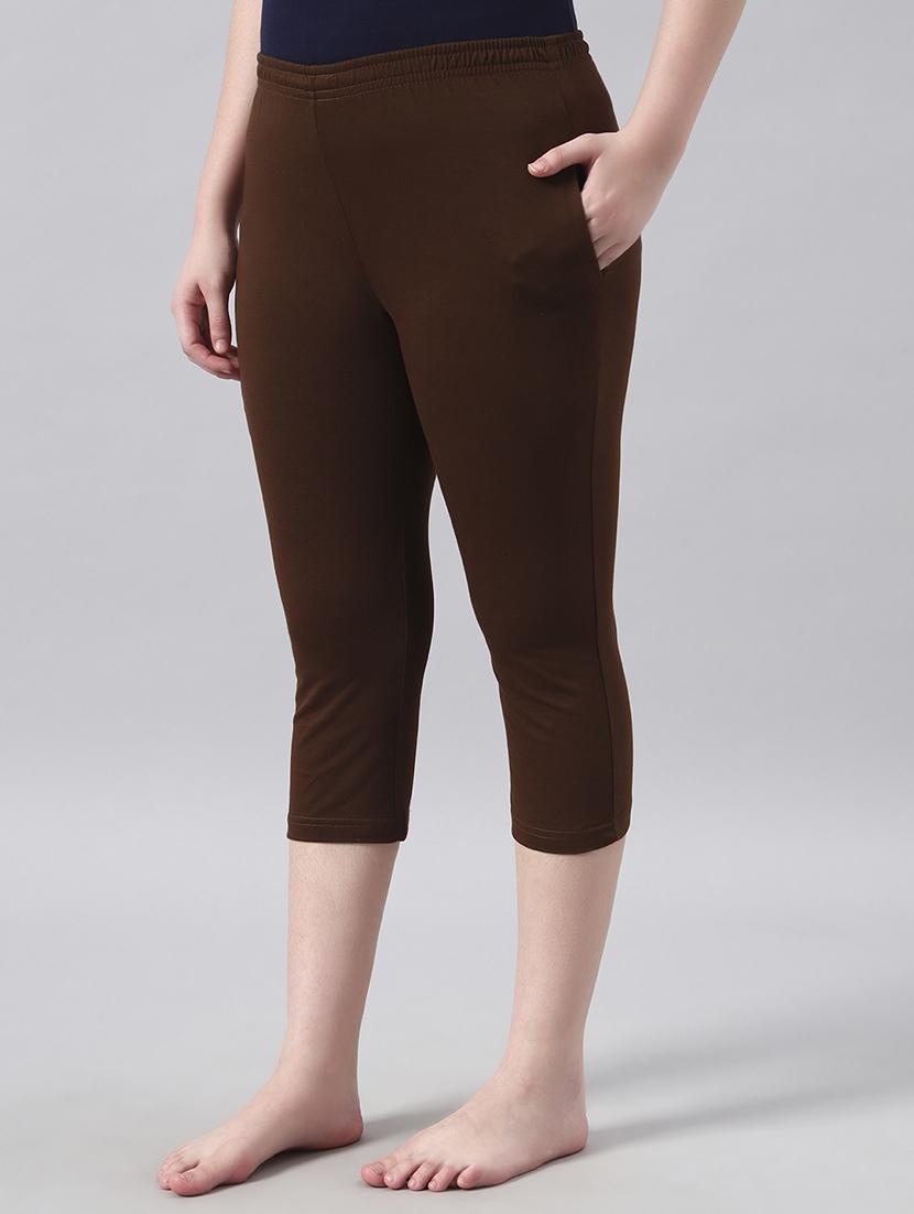 women solid mid rise capri - 22026586 - Standard Image - 2