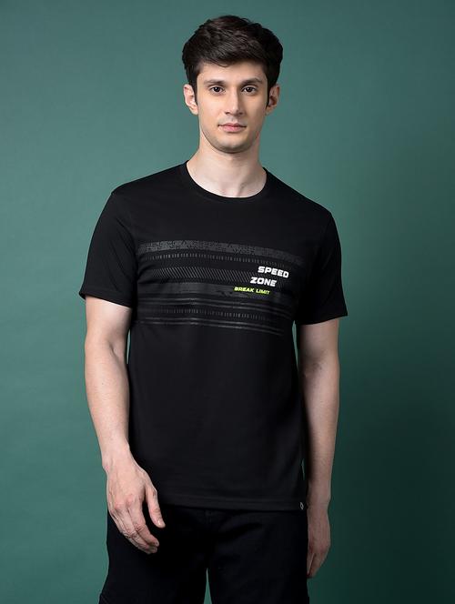 men chest print short sleeve regular fit t-shirt - 22026600 - Standard Image - 0