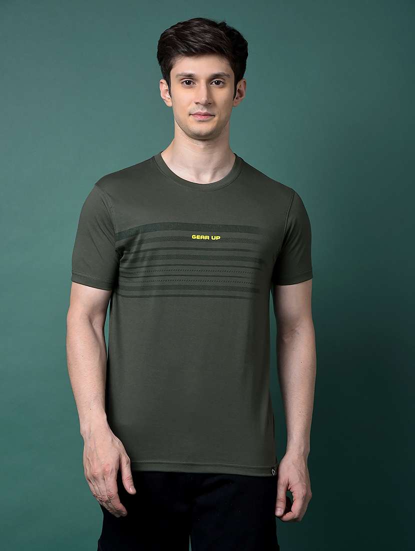men pack of 2 printed short sleeve regular fit t-shirt - 22026605 -  Standard Image - 2