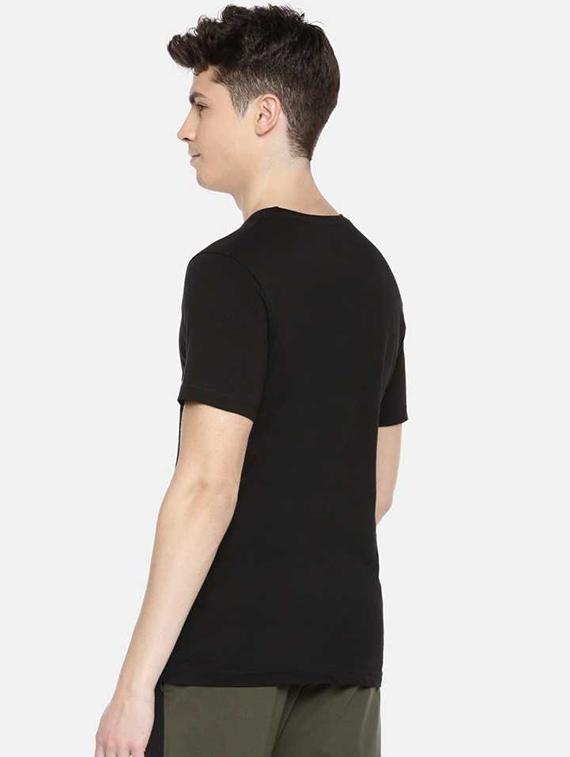 men front print short sleeve regular fit t-shirt - 22026964 - Standard Image - 2