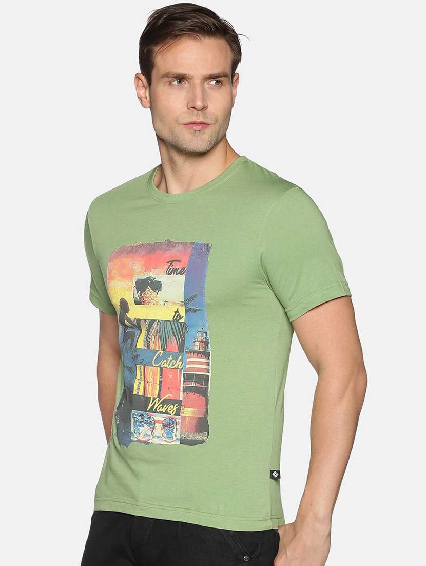 men pack of 3 graphic printed short sleeve regular fit t-shirt - 22026973 -  Standard Image - 2