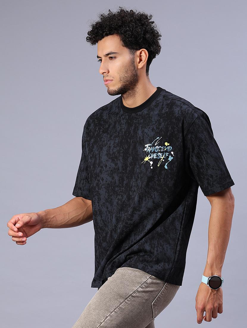 men printed short sleeve loose fit t-shirt - 22026980 - Standard Image - 2