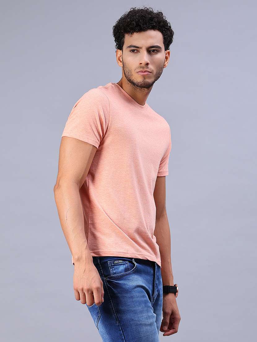 men solid short sleeve slim fit t-shirt - 22026983 -  Standard Image - 2