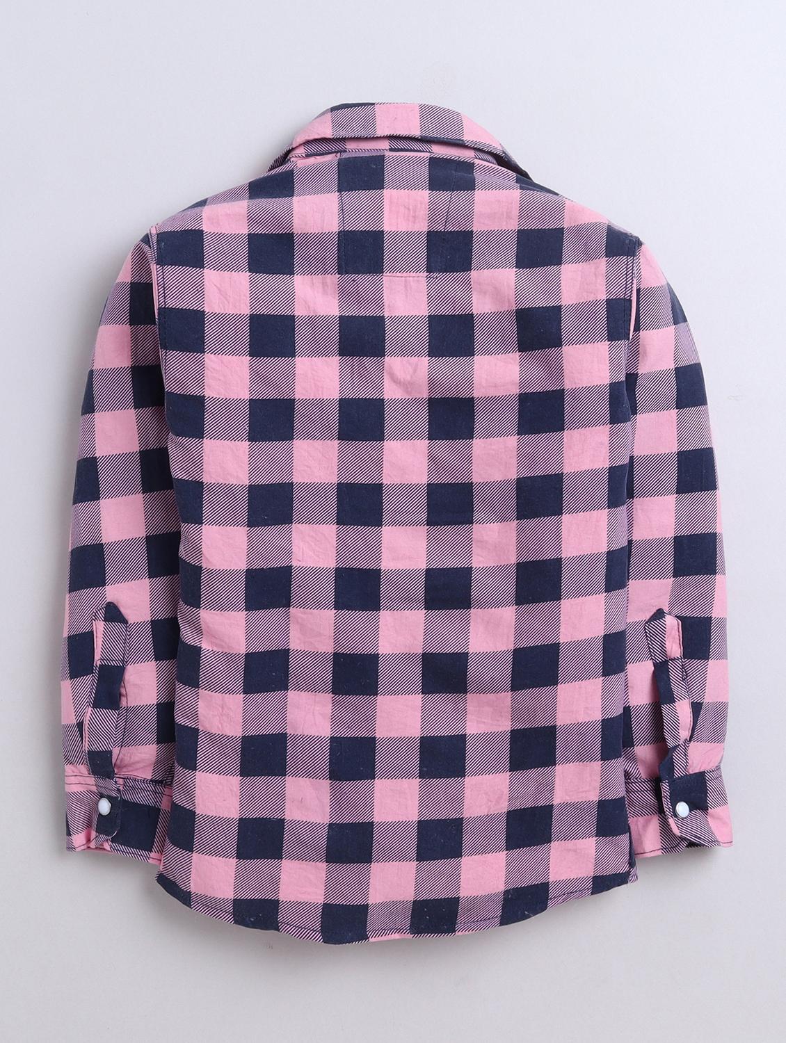 boys checkered collared long sleeve shirt - 22027049 - Standard Image - 2