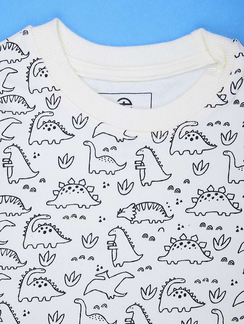 boys printed long sleeve relaxed fit t-shirt - 22027086 -  Standard Image - 2